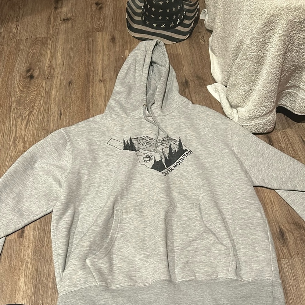 worn few times. comfy and oversized